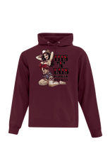 Load image into Gallery viewer, Burgundy Pullover Hoodie
