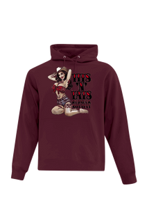 Burgundy Pullover Hoodie