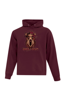 Burgundy Pullover Hoodie