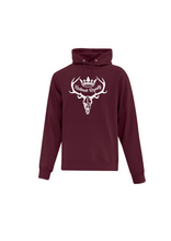 Load image into Gallery viewer, Burgundy Pullover Hoodie
