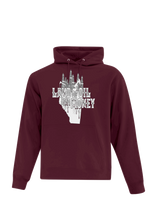 Load image into Gallery viewer, Burgundy Pullover Hoodie
