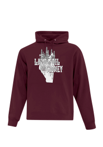 Burgundy Pullover Hoodie