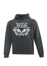 Load image into Gallery viewer, Dark Heather Pullover Hoodie
