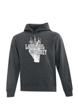 Load image into Gallery viewer, Dark Heather Pullover Hoodie
