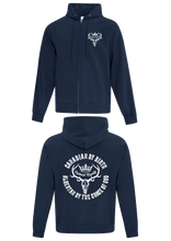 Load image into Gallery viewer, Navy Zipped Hoodie
