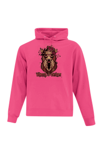 Pink Pullover Hoodie