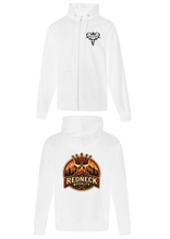 Load image into Gallery viewer, White Zipped Hoodie
