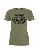 Load image into Gallery viewer, Women&#39;s Military GreenTee
